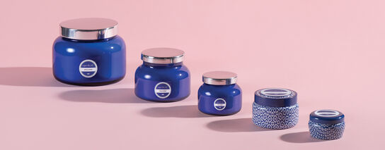 What are Capri Blue candles made of?